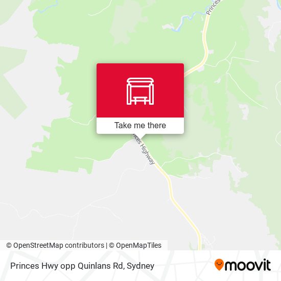 Princes Hwy opp Quinlans Rd map
