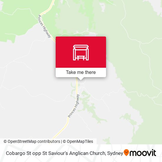 Cobargo St opp St Saviour's Anglican Church map
