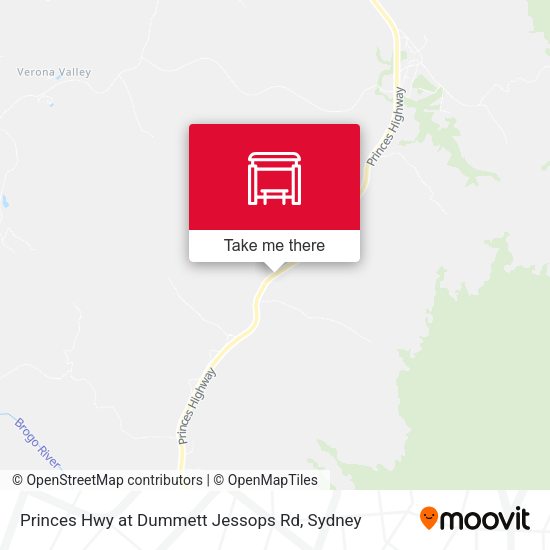 Princes Hwy at Dummett Jessops Rd map