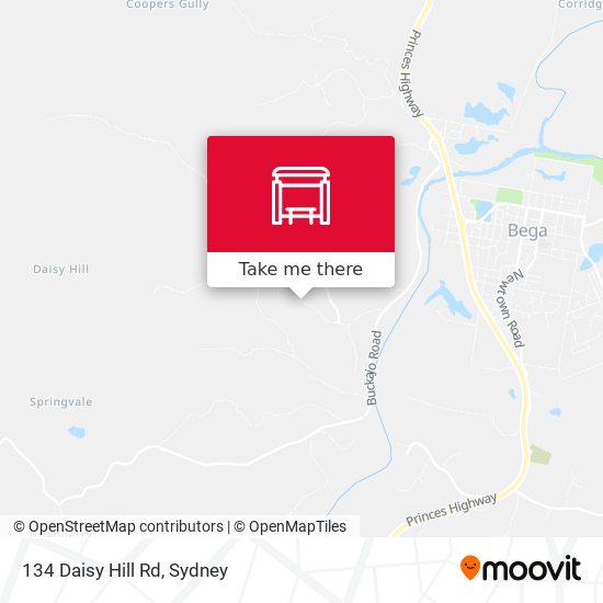 134 Daisy Hill Rd map
