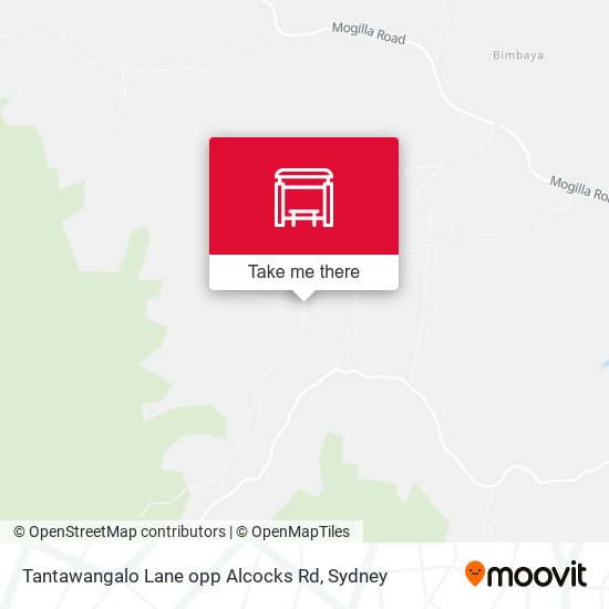 Tantawangalo Lane opp Alcocks Rd map