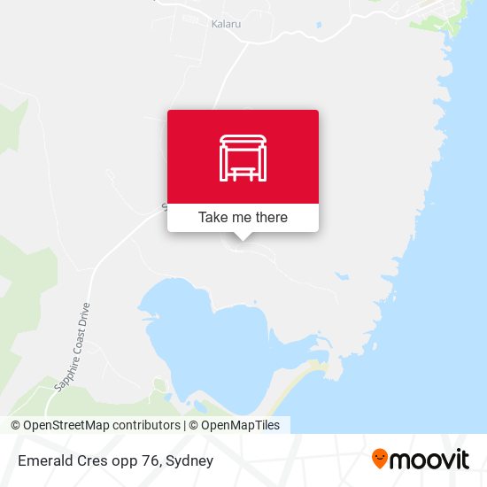 Emerald Cres opp 76 map