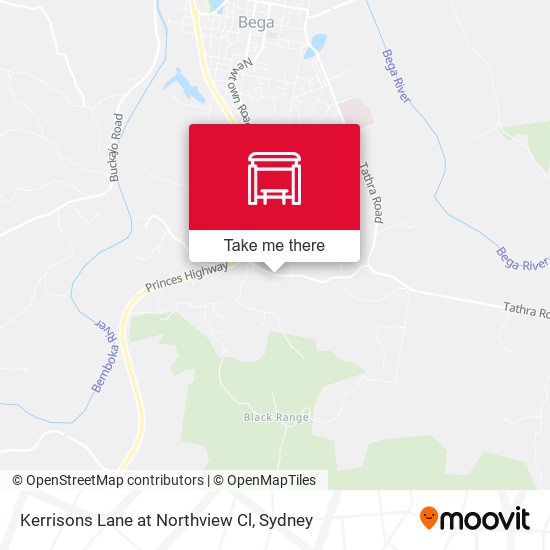 Kerrisons Lane at Northview Cl map