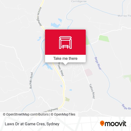 Laws Dr at Game Cres map