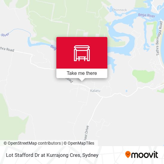 Lot Stafford Dr at Kurrajong Cres map
