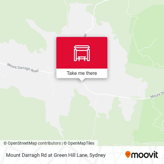 Mount Darragh Rd at Green Hill Lane map