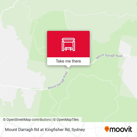 Mount Darragh Rd at Kingfisher Rd map