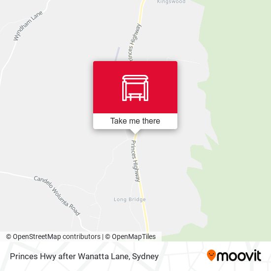 Princes Hwy after Wanatta Lane map