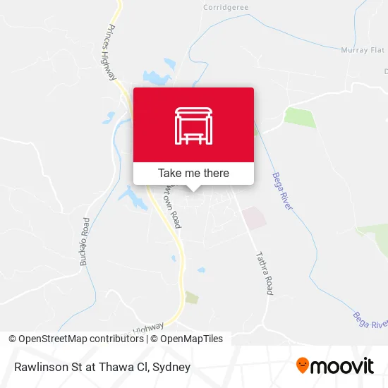 Rawlinson St at Thawa Cl map
