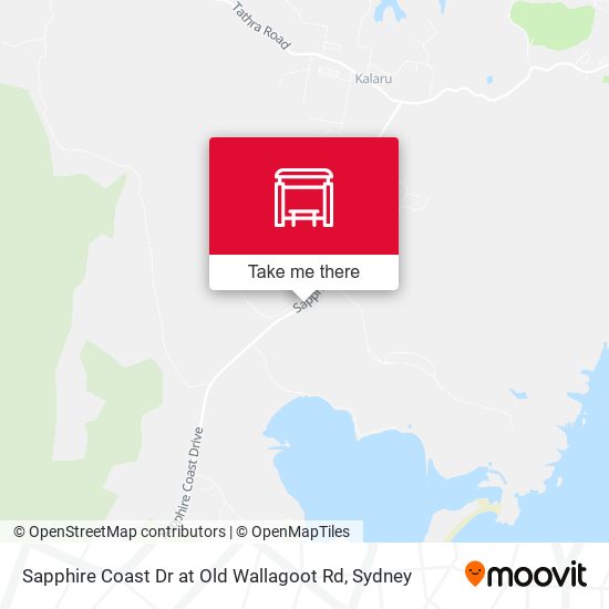 Sapphire Coast Dr at Old Wallagoot Rd map