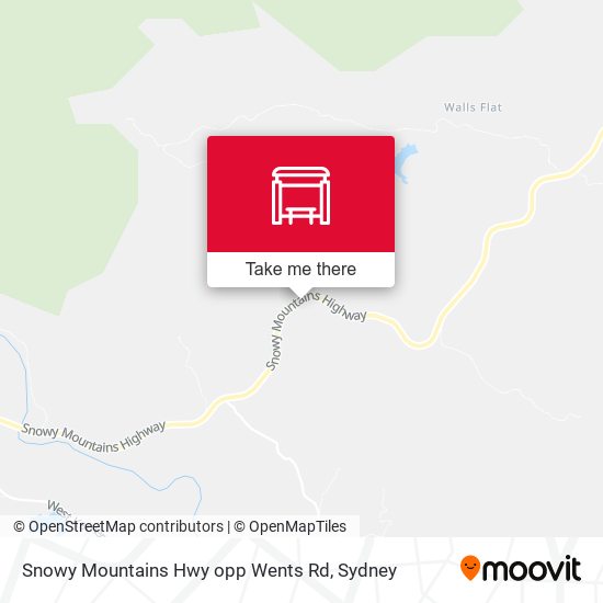 Snowy Mountains Hwy opp Wents Rd map