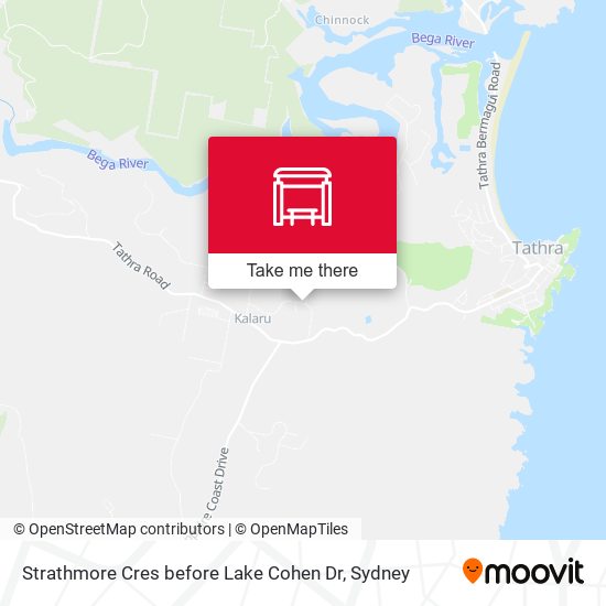 Strathmore Cres before Lake Cohen Dr map