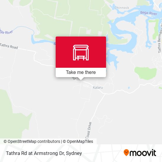Tathra Rd at Armstrong Dr map