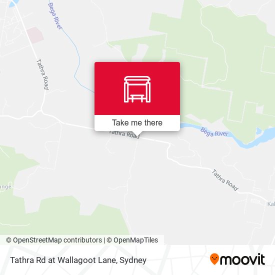 Tathra Rd at Wallagoot Lane map