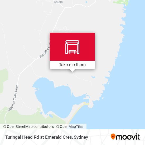 Turingal Head Rd at Emerald Cres map