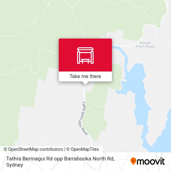 Tathra Bermagui Rd opp Barrabooka North Rd map