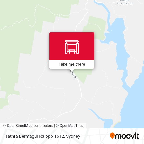 Tathra Bermagui Rd opp 1512 map