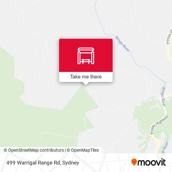 499 Warrigal Range Rd map