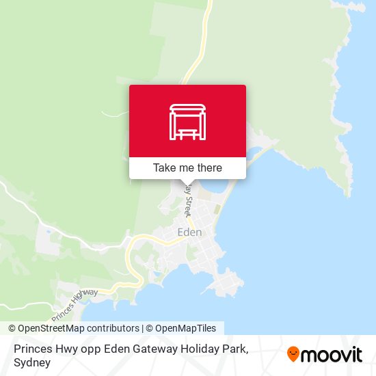 Princes Hwy opp Eden Gateway Holiday Park map
