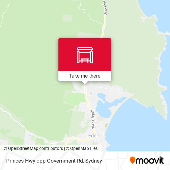 Princes Hwy opp Government Rd map