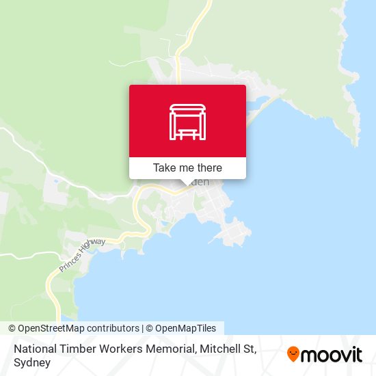 National Timber Workers Memorial, Mitchell St map
