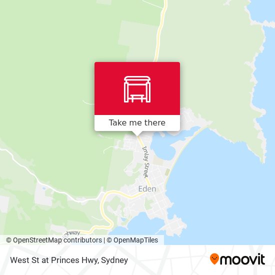 West St at Princes Hwy map
