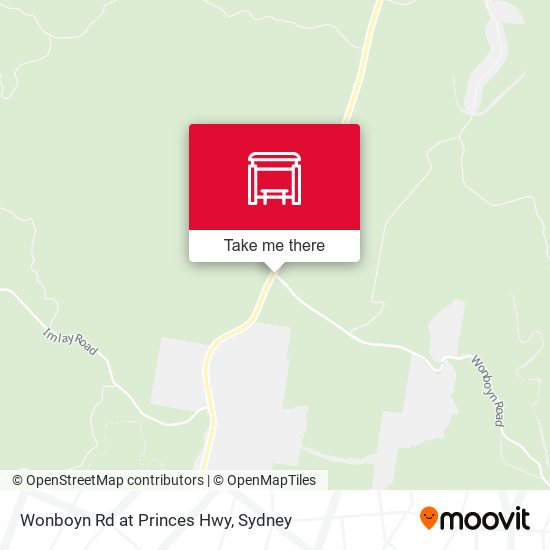 Wonboyn Rd at Princes Hwy map