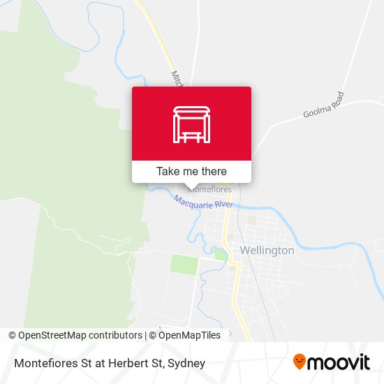 Montefiores St at Herbert St map