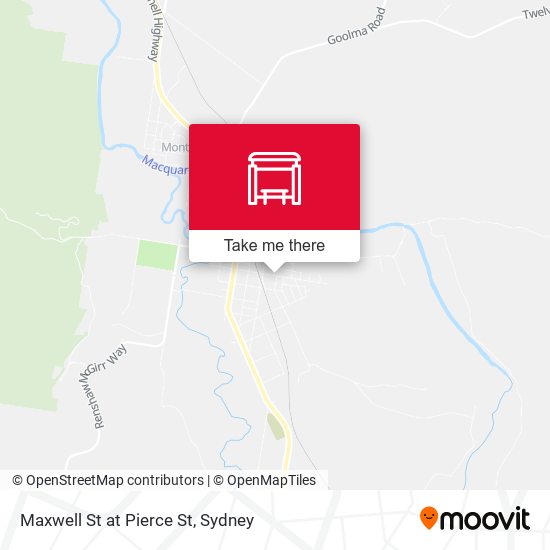 Maxwell St at Pierce St map