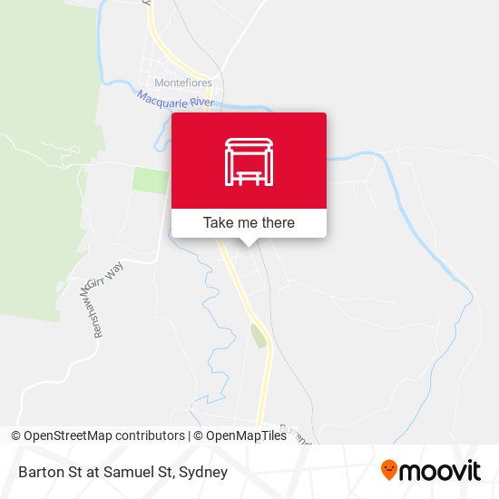 Barton St at Samuel St map