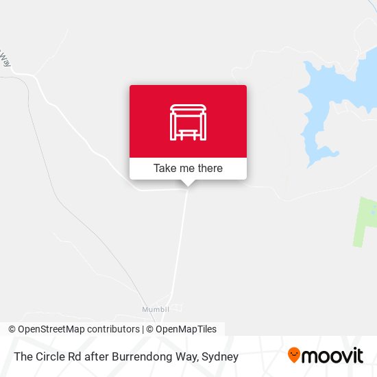 The Circle Rd after Burrendong Way map