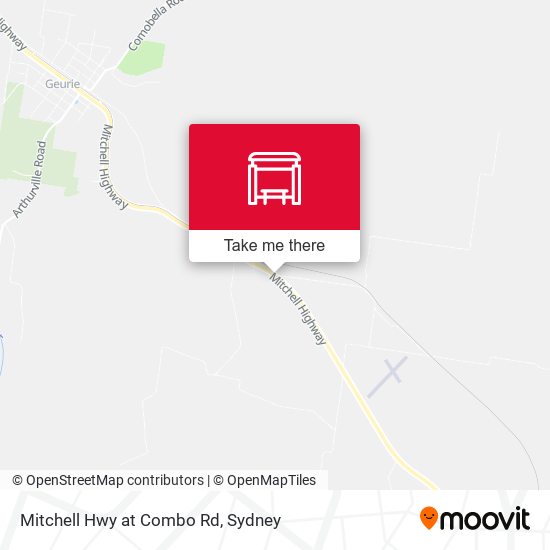 Mitchell Hwy at Combo Rd map