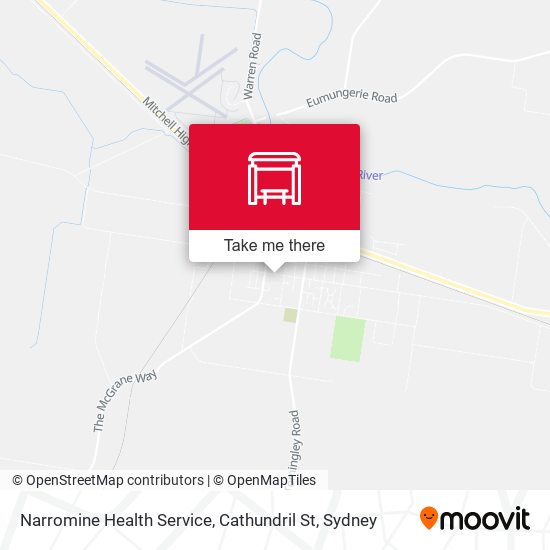 Narromine Health Service, Cathundril St map