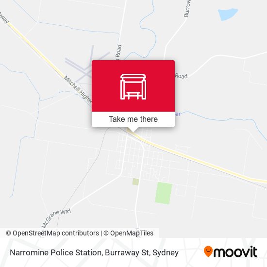 Narromine Police Station, Burraway St map