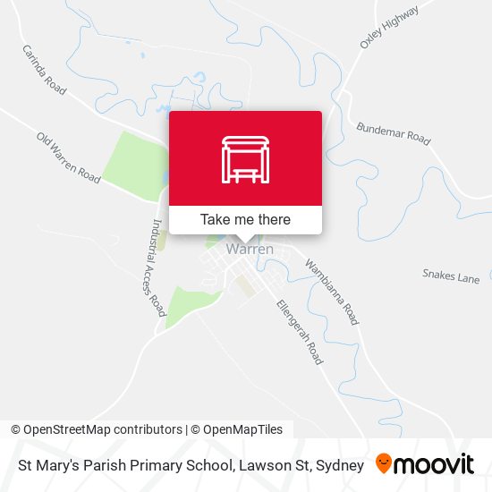 St Mary's Parish Primary School, Lawson St map