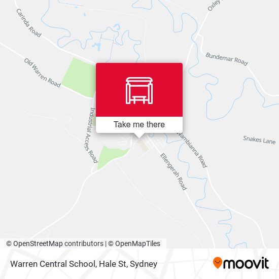Warren Central School, Hale St map