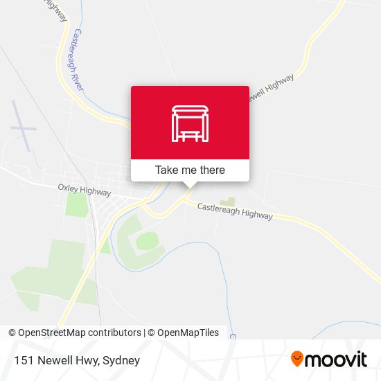 151 Newell Hwy map