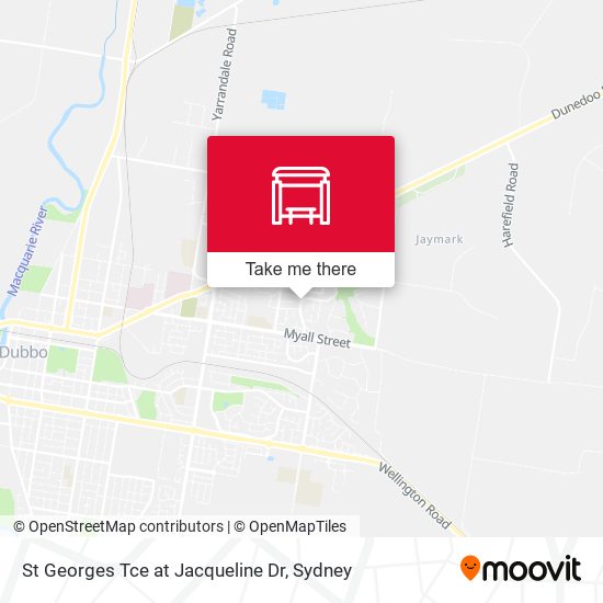 St Georges Tce at Jacqueline Dr map