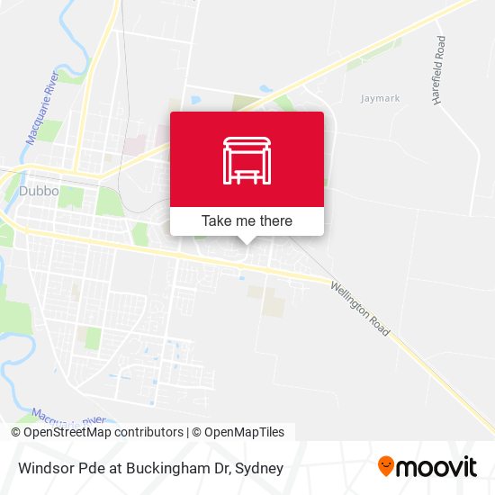 Windsor Pde at Buckingham Dr map