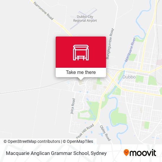 Macquarie Anglican Grammar School map