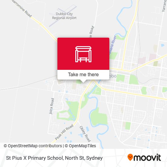 St Pius X Primary School, North St map