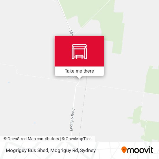 Mogriguy Bus Shed, Mogriguy Rd map