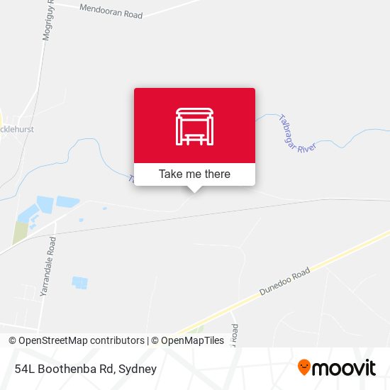 54L Boothenba Rd map