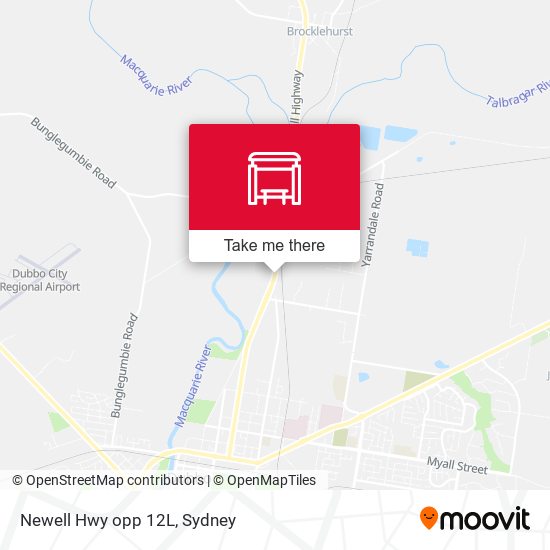 Newell Hwy opp 12L map