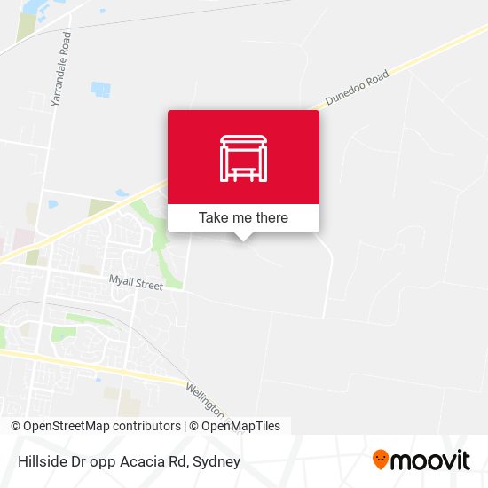 Hillside Dr opp Acacia Rd map