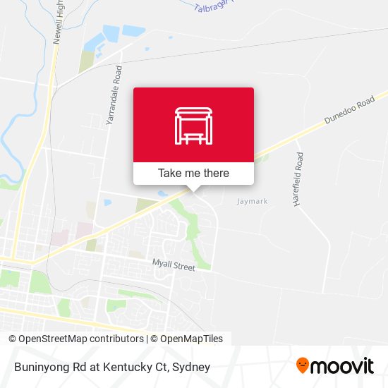Buninyong Rd at Kentucky Ct map