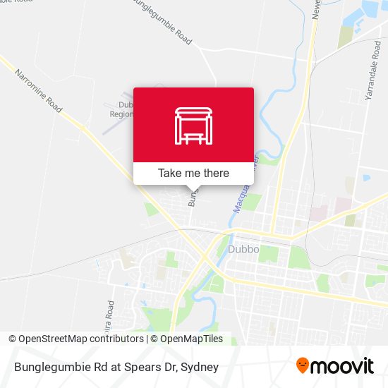 Bunglegumbie Rd at Spears Dr map