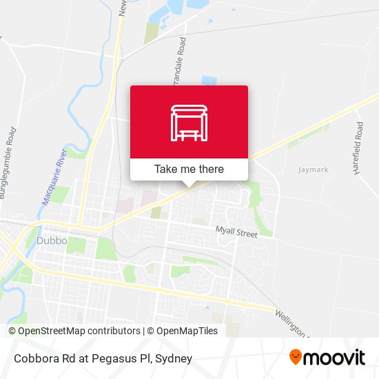 Cobbora Rd at Pegasus Pl map