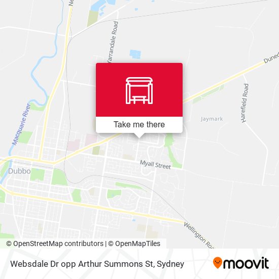 Websdale Dr opp Arthur Summons St map