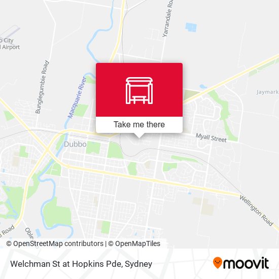 Welchman St at Hopkins Pde map